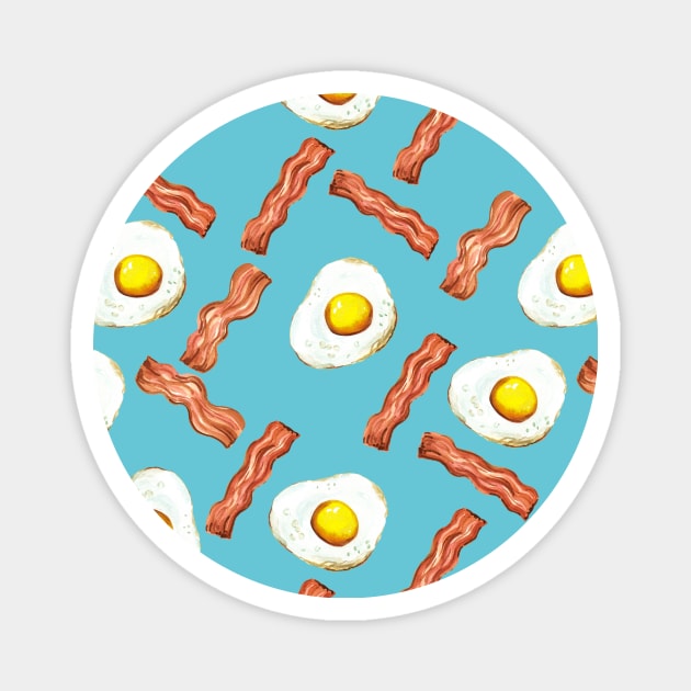 Bacon & Eggs! Magnet by SWON Design